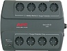 BE400-RS APC Back-UPS ИБП 400 ВА/240 Вт, 5 мин, 230V, 4x Schuko, 4x Schuko (Bypass)