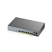 GS1350-12HP ZyXEL SMART PoE (130W) коммутатор 10 x GE, 2 x SFP